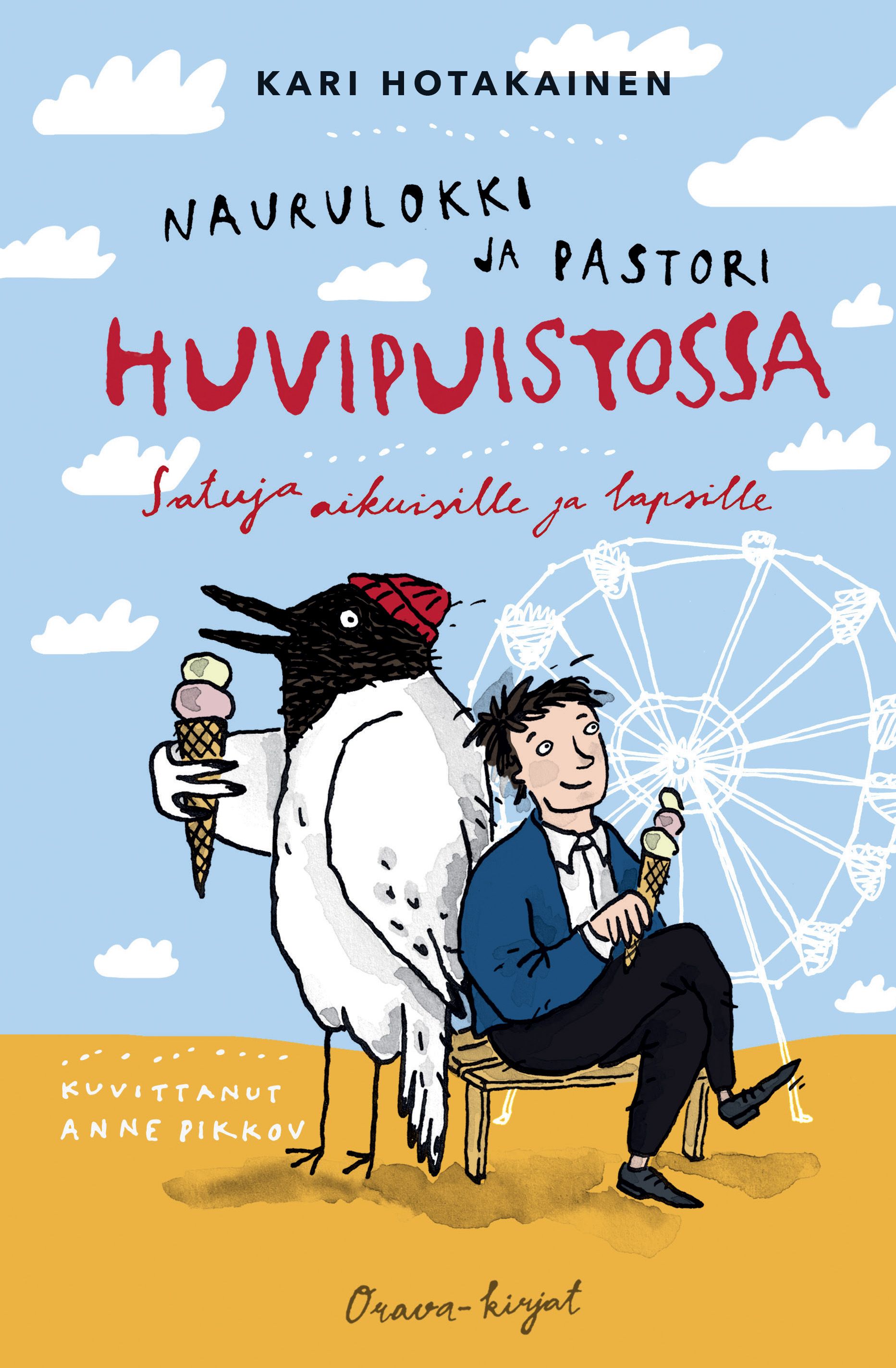 Siirry tuotesivulle Naurulokki ja pastori huvipuistossa