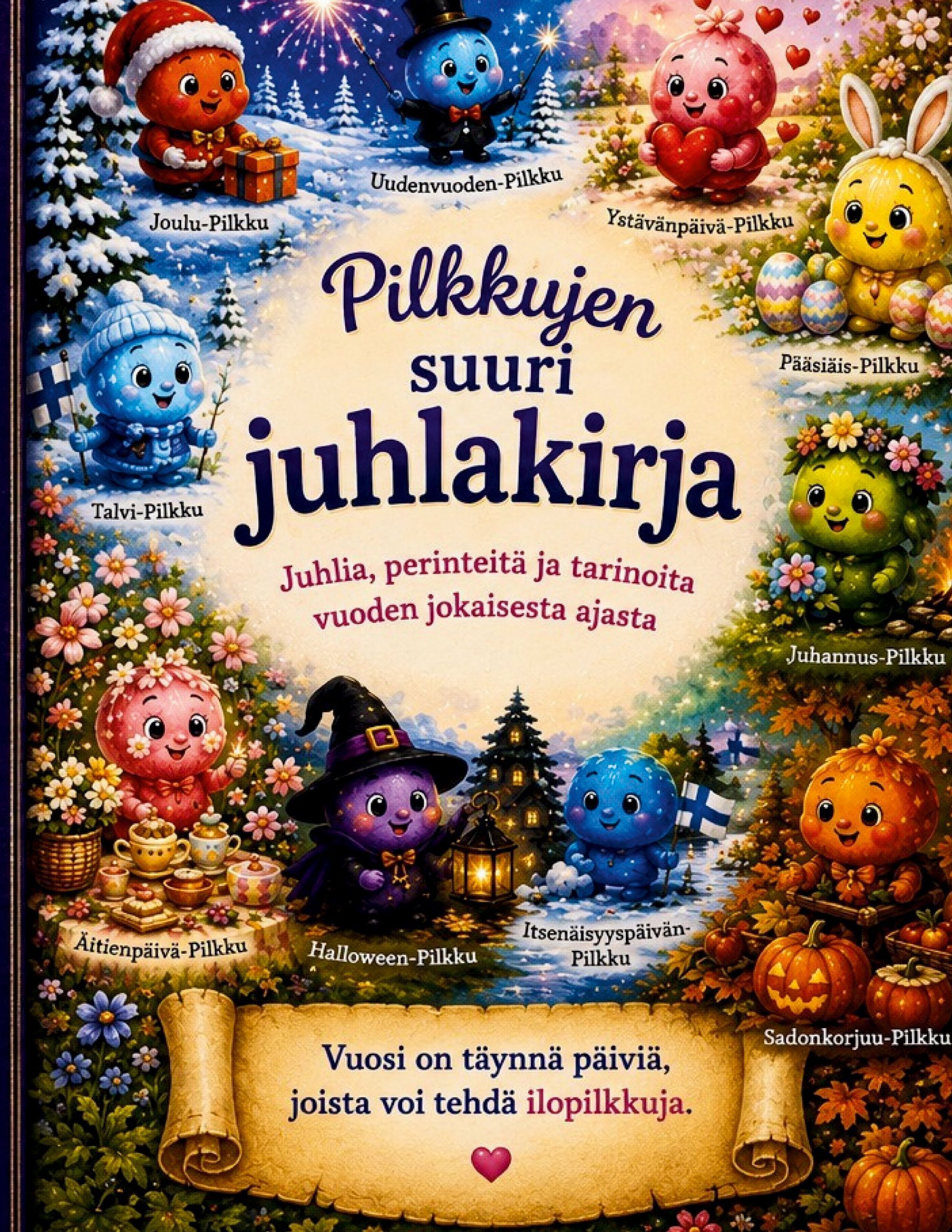 Siirry tuotesivulle Pilkkujen suuri juhlakirja