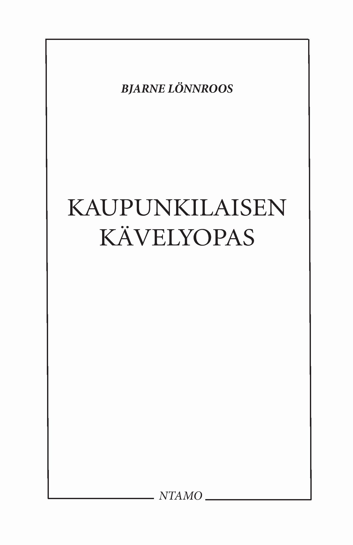 Kaupunkilaisen kävelyopas