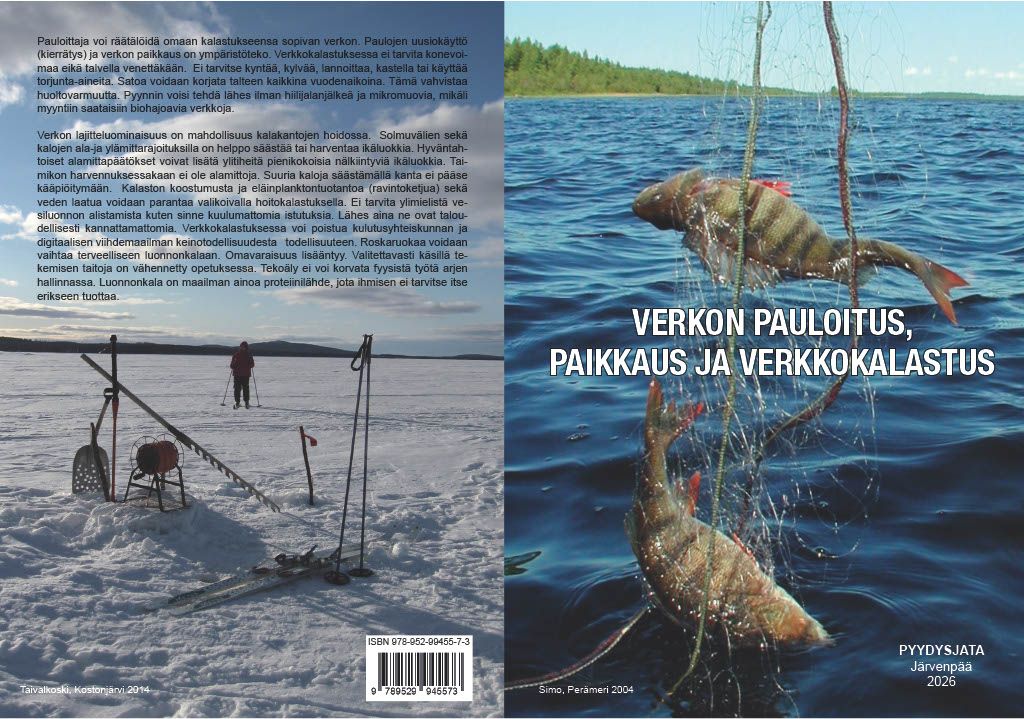 Verkon pauloitus, paikkaus ja verkkokalastus