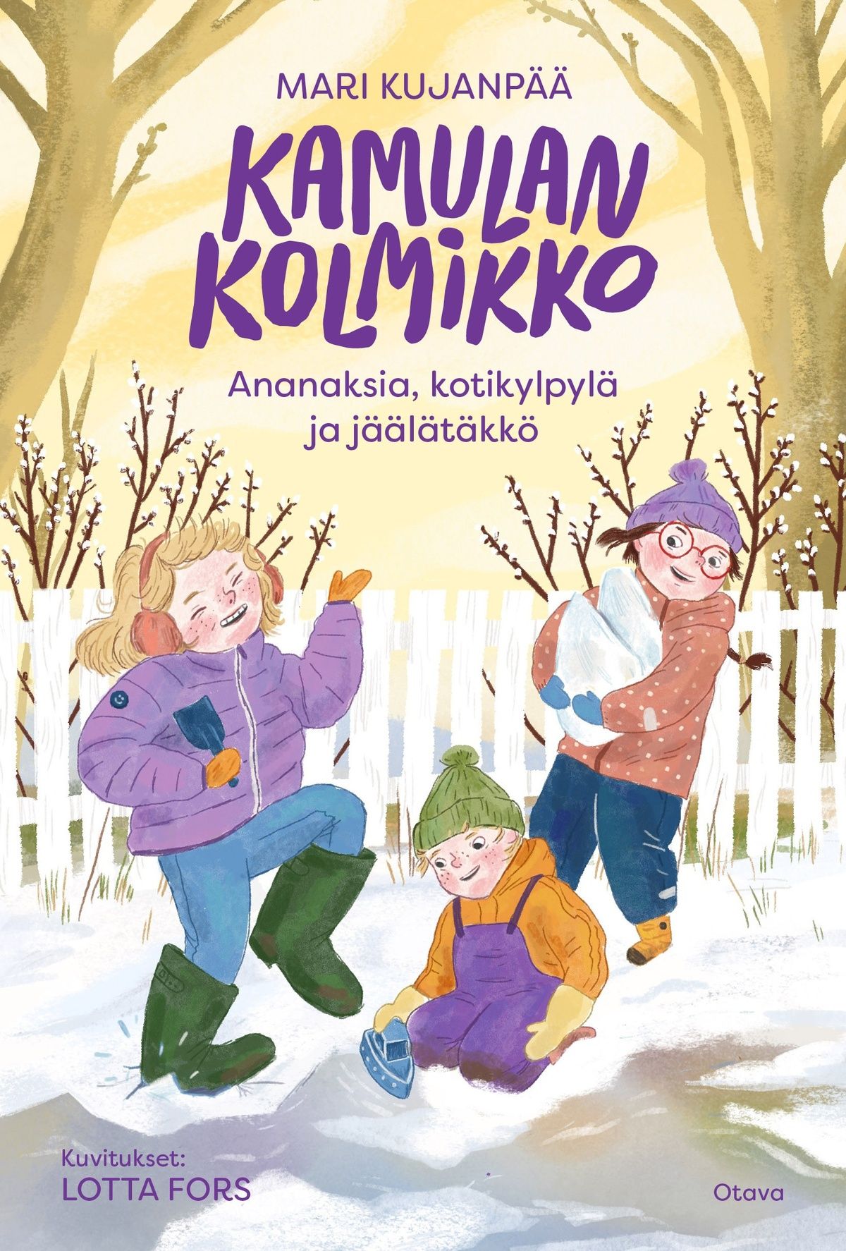 Kamulan kolmikko – Ananaksia, kotikylpylä ja jäälätäkkö