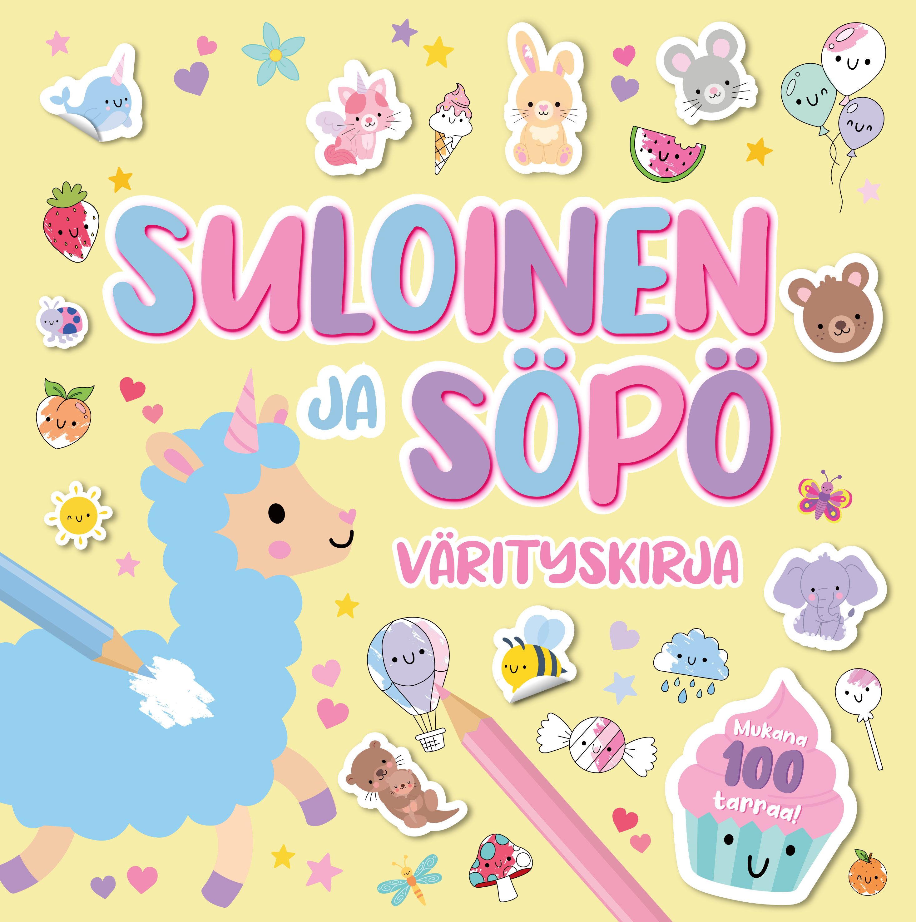 Suloinen ja söpö värityskirja