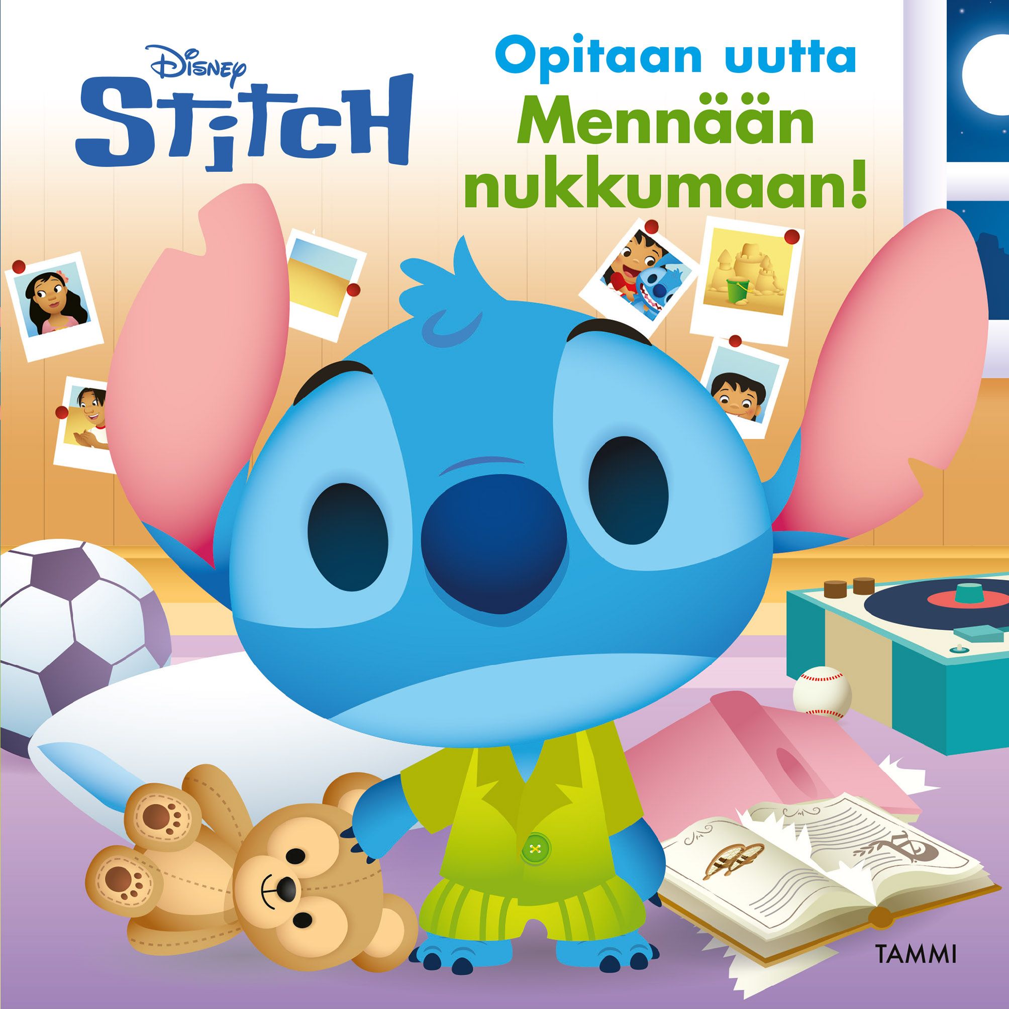 Disney. Stitch.  Opitaan uutta. Mennään nukkumaan!